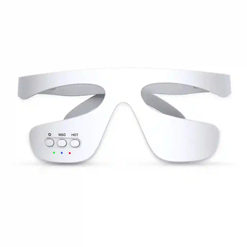 Electric Eye Massager with Red Light Therapy - White | Tidesmit Eye Massage Instrument WHITE Tidesmit