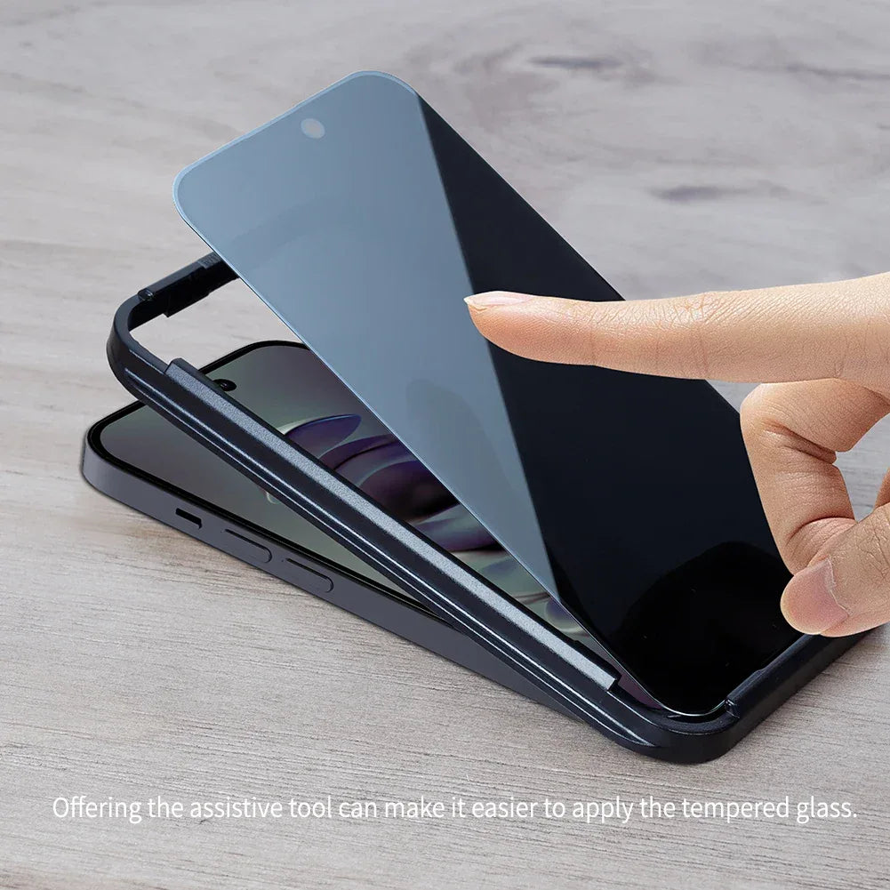 iPhone 15 Pro Max Privacy Screen Protector - 9H Tempered Glass Anti-Peep Tidesmit