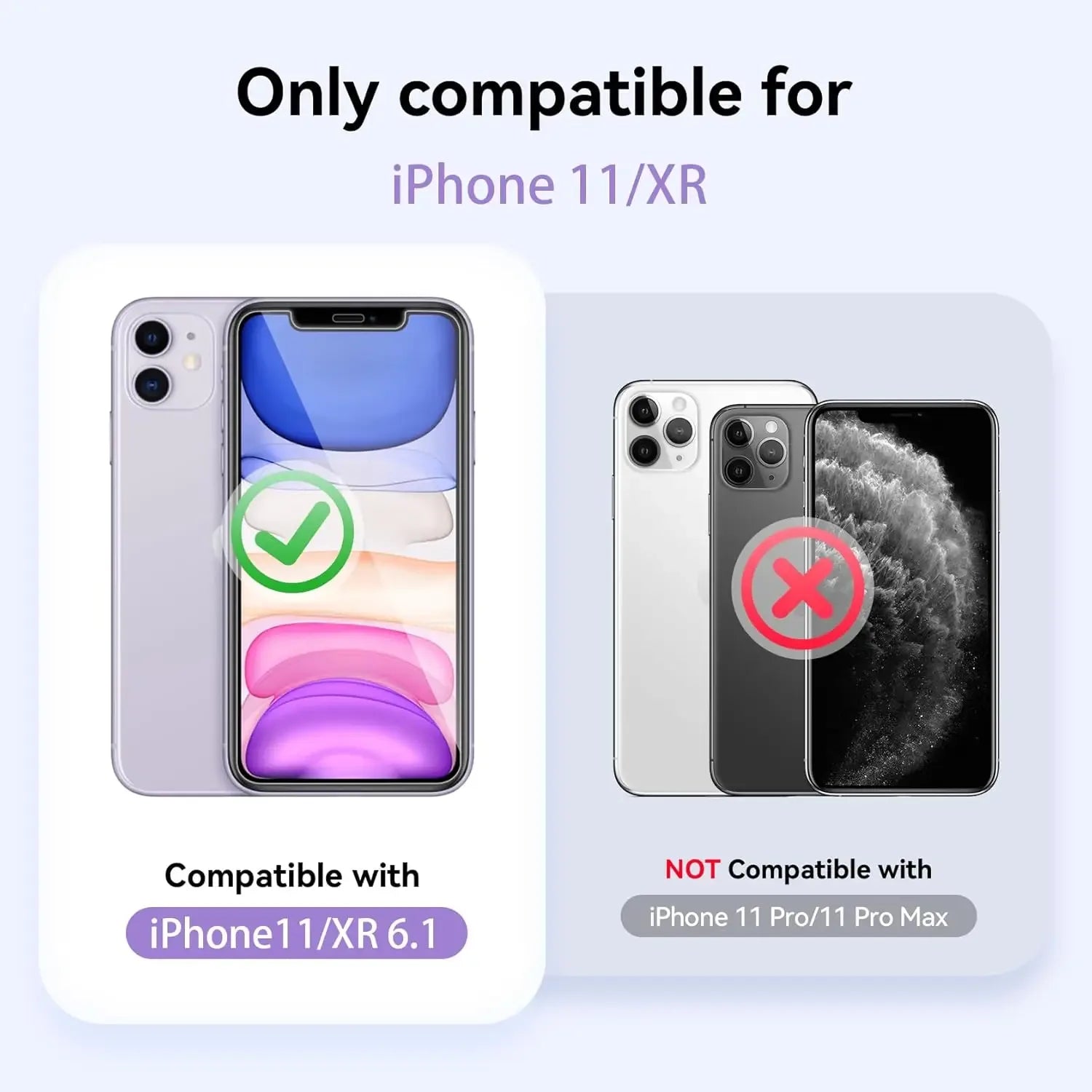 iPhone 11 Screen Protector Tempered Glass – 9H Anti-Scratch Case-Friendly Film Tidesmit