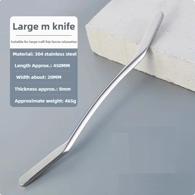 Gua Sha Stainless Steel Muscle Recovery Tool for Deep Tissue Massage Fascia Gun Tidesmit