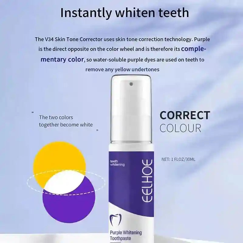 Tidesmit whitening toothpaste for yellow teeth removal and professional oral hygiene dental care