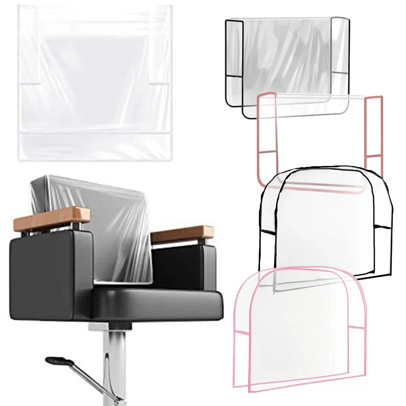Salon Chair Cover Waterproof Clear PVC Protective Barber Guard Massage Chairs Tidesmit