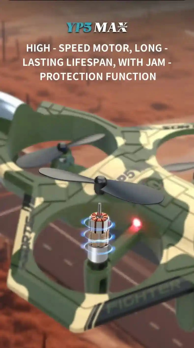 Remote Control Stunt Plane 4-Channel UAV - YP5 Stable Hover Model Tidesmit