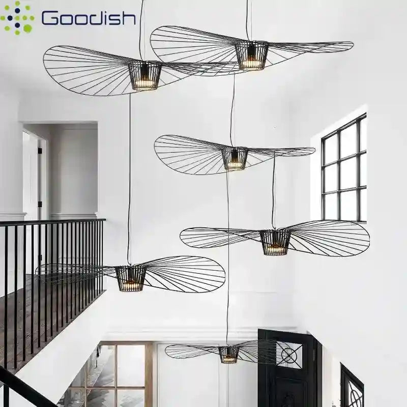 Vertigo LED Ring Light Chandelier | Adjustable Modern Industrial Fixture Tidesmit