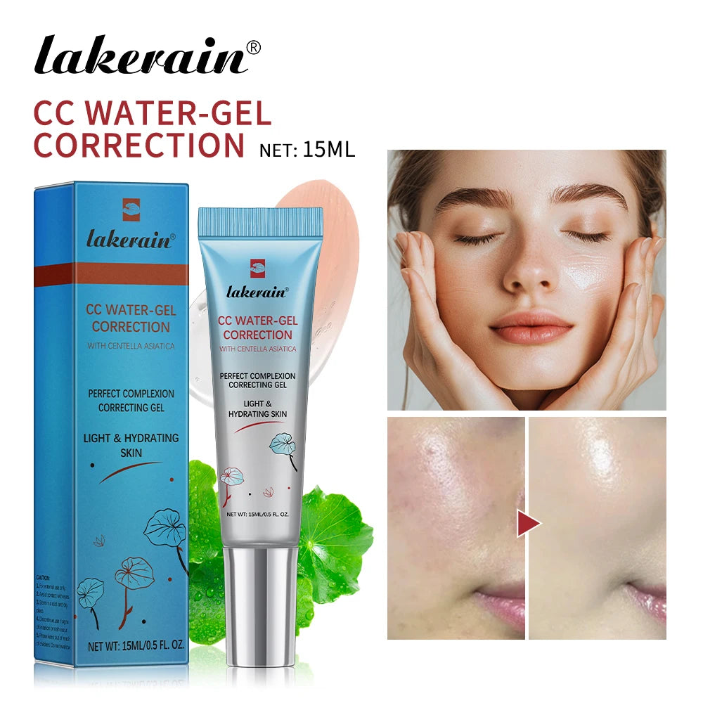 Tidesmit moisturizing CC brightening cream texture close-up for waterproof sweat-proof face makeup base