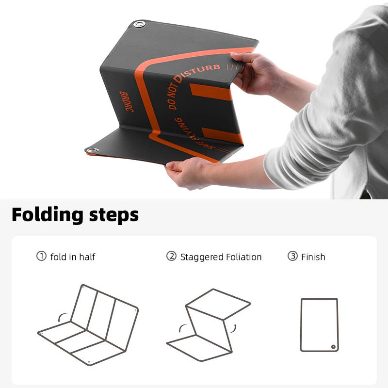 Foldable Drone Landing Pad for DJI - Waterproof 65cm Mat Tidesmit