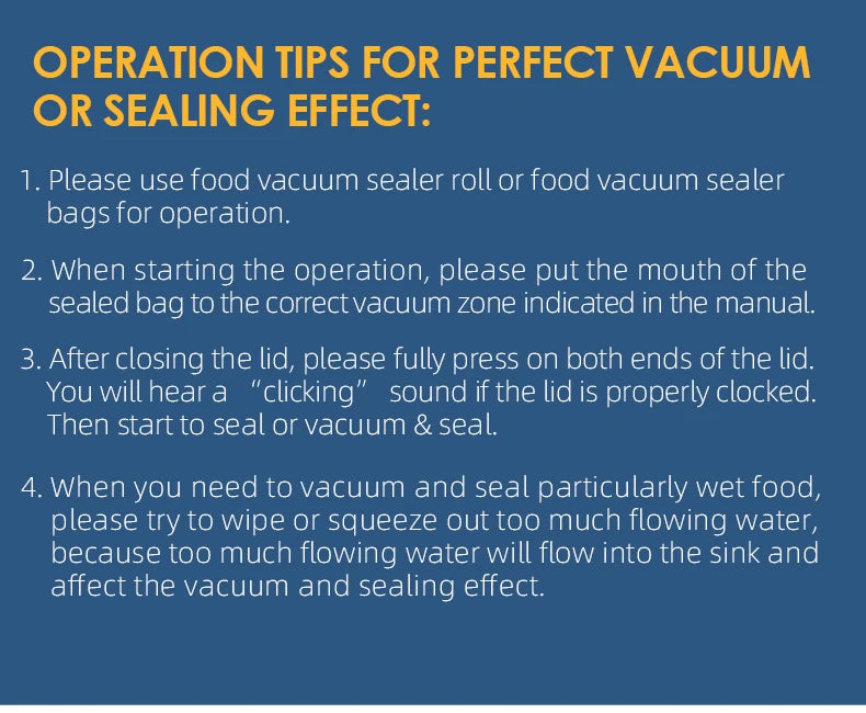 Automatic Food Vacuum Sealer with Preservation Modes Plastic Bag Sealing Machine Food Storage Vacuum Package Machine for Kitchen