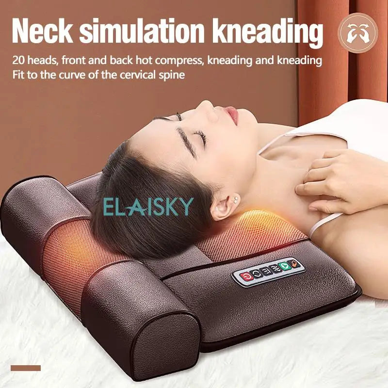 Electric Massage Mattress with Heat Therapy for Full Body Relief Massage Chairs Tidesmit