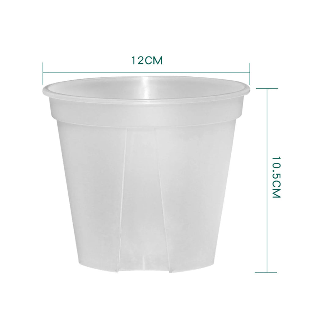 Round Flower Pots Root Control and Breathable Resin Planters with Drainage for Outdoor Orchid Plants Flower