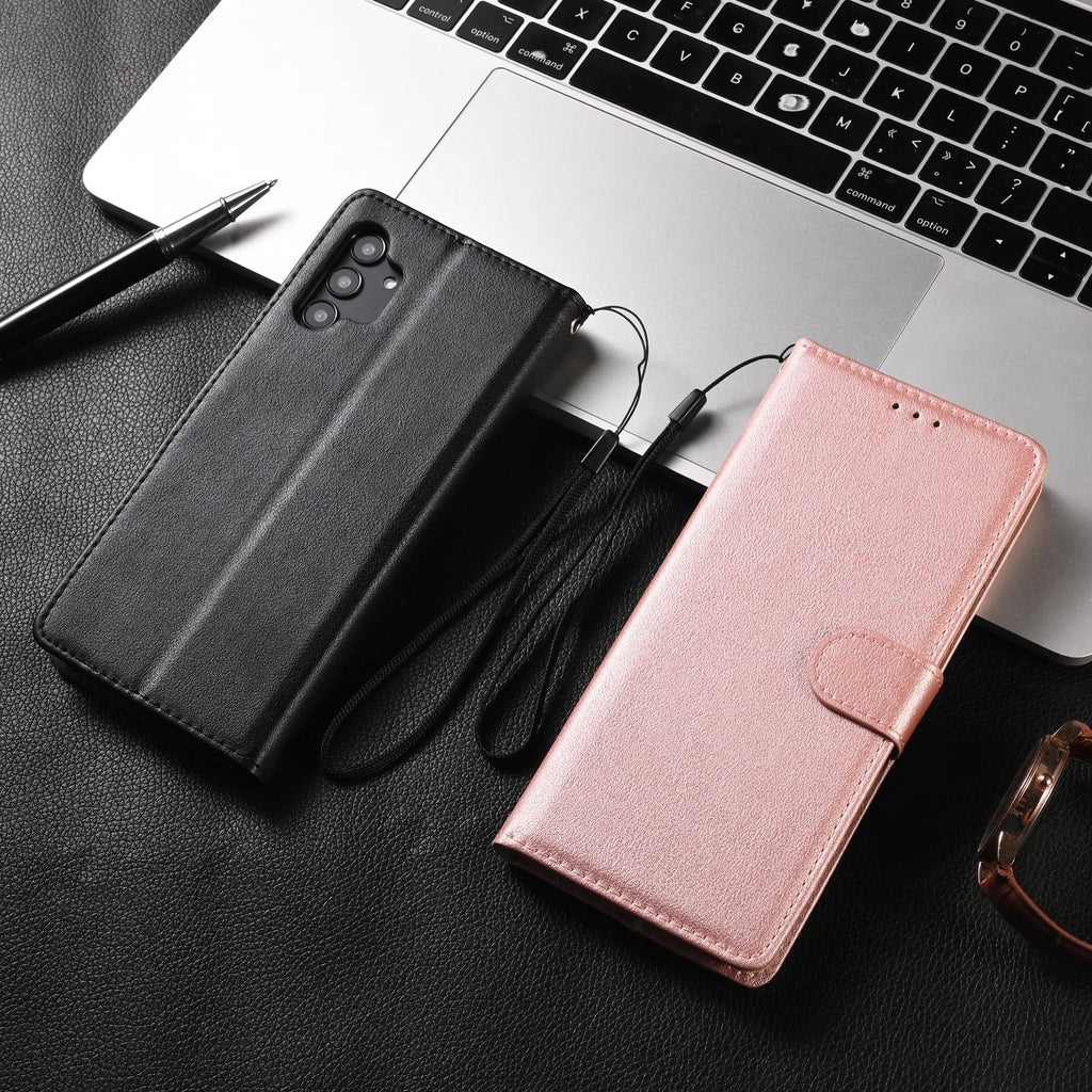 Flip Wallet Case for Xiaomi Redmi and Poco with Wrist Strap Tidesmit