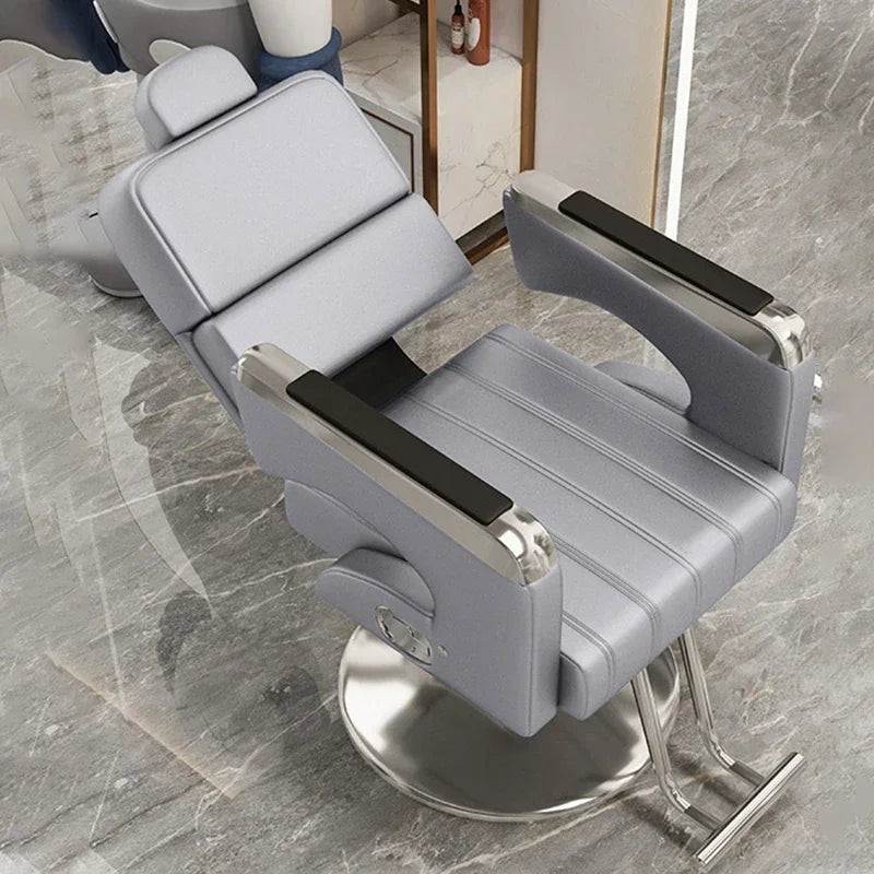 Barber Shop Hydraulic Chair: 360-Degree Swivel Salon Seating Massage Chairs Style-6 Tidesmit