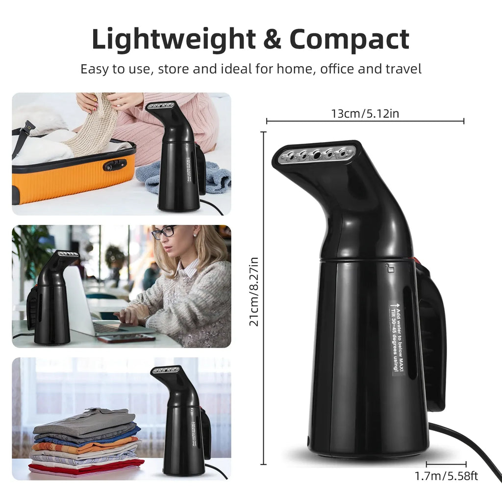 Tidesmit Portable Handheld Garment Steamer 700W 120ml