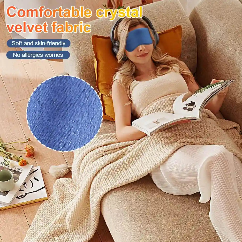 Electric Steam Eye Mask - Heated 3D Massager for Eye Fatigue Eye Massage Instrument Tidesmit