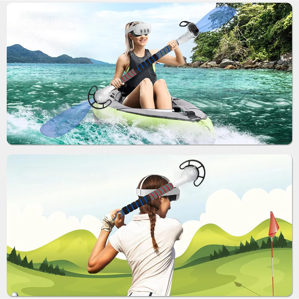 Meta Quest 3 VR Controller Grips - 3-in-1 Ergonomic Extended Handle Set Tidesmit