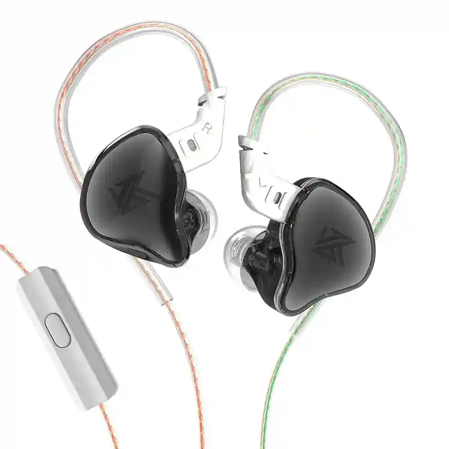 Wired In-Ear Monitors with Noise Isolation and Deep Bass Control black mic Tidesmit