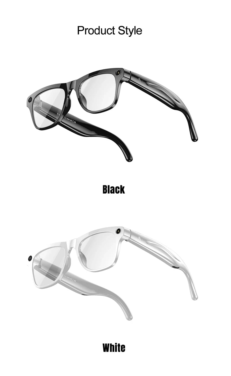 AI Smart Glasses with 8K Camera and Spatial Audio - Tidesmit Tidesmit