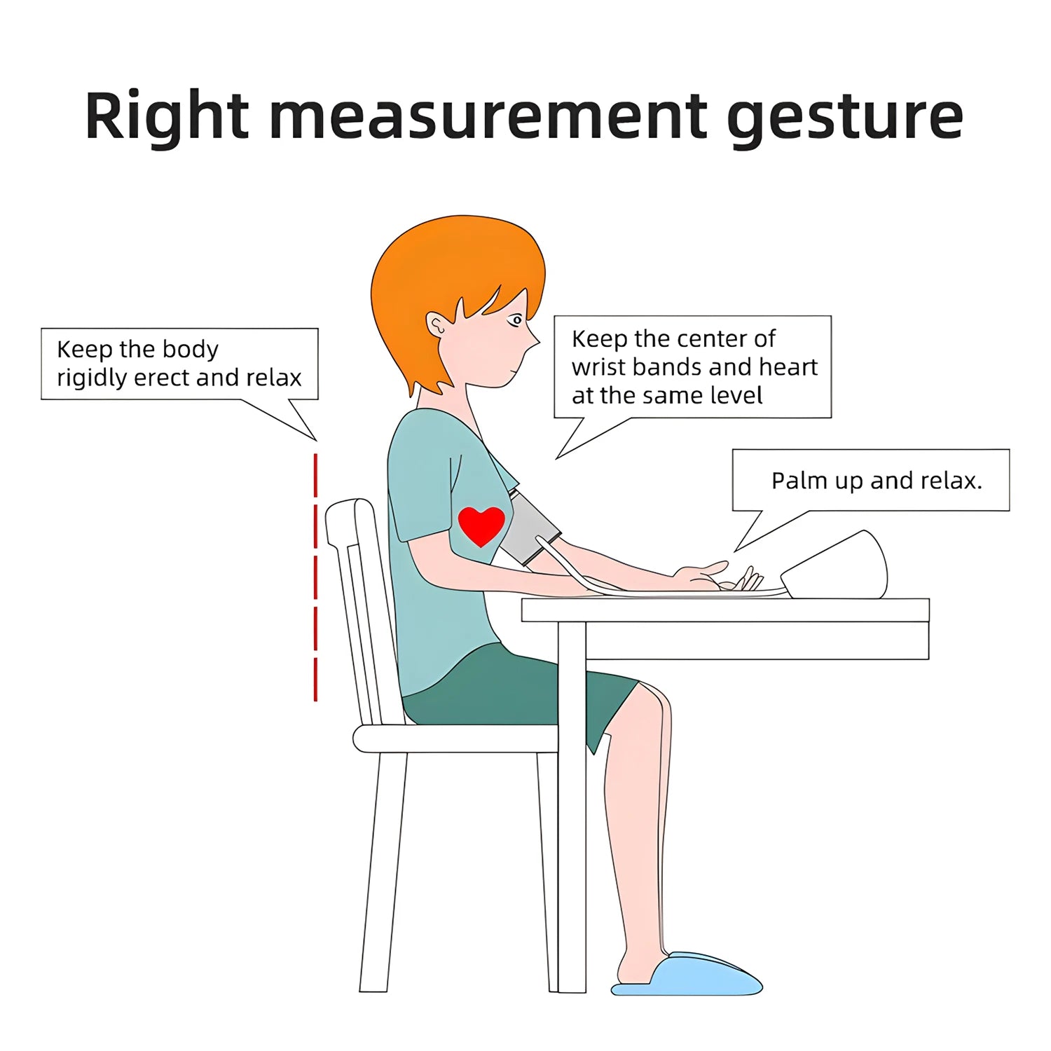 Upper Arm Blood Pressure Monitor Heart Rate Health Blood Pressure Detector Arm Cuff Digital BP Meter Pluse Automatic Tensiometer