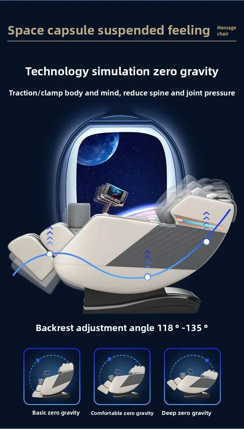 Full Body Zero Gravity Massage Chair with AI Voice Control - Tidesmit Massage Chairs Tidesmit