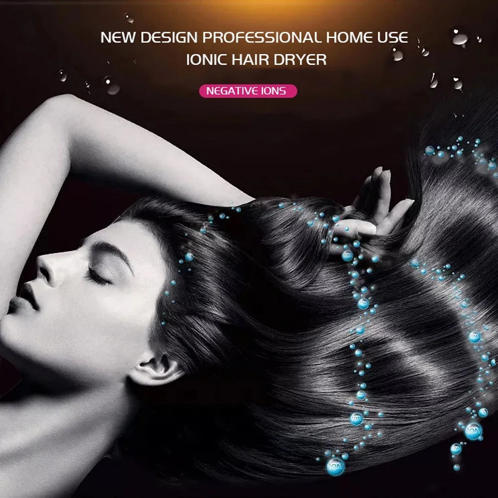 RESUXI X5 2500W professional ionic hair dryer for fast, salon-quality styling with negative ion technology.