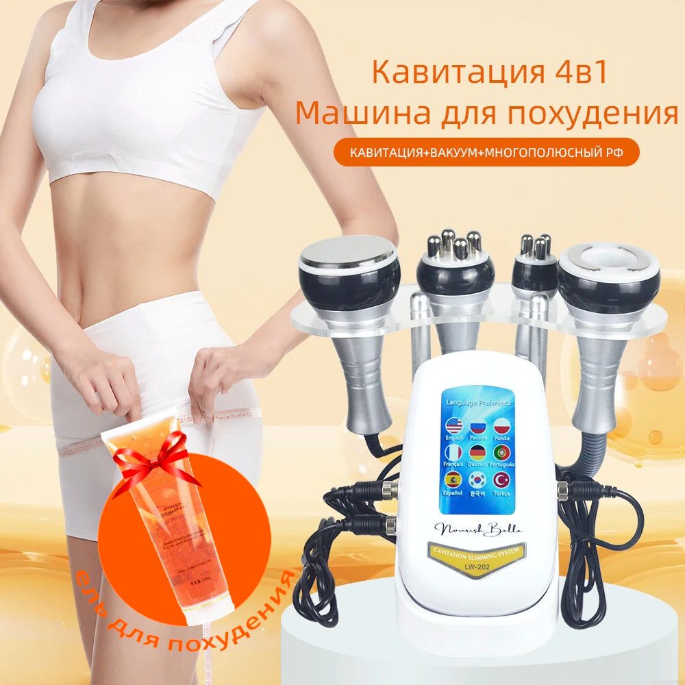 40K Cavitation Slimming Machine for Body Contouring and Skin Tightening Body Shaping Massage Equipment Tidesmit
