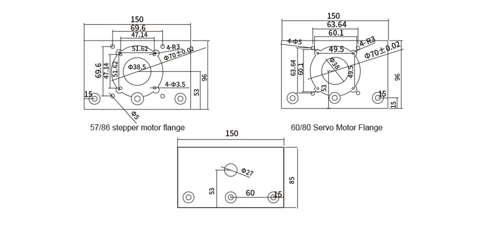 Sliding Table Stage Linear Module With 100mm to 850mm Effective Moving Length + HGR20 Guide Rails + 1605 1610 Ballscrew For CNC