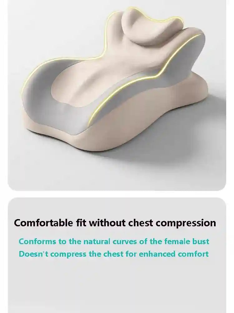 Ergonomic Memory Foam Wedge Pillow for Neck and Leg Pain Relief Massage Cushion Tidesmit