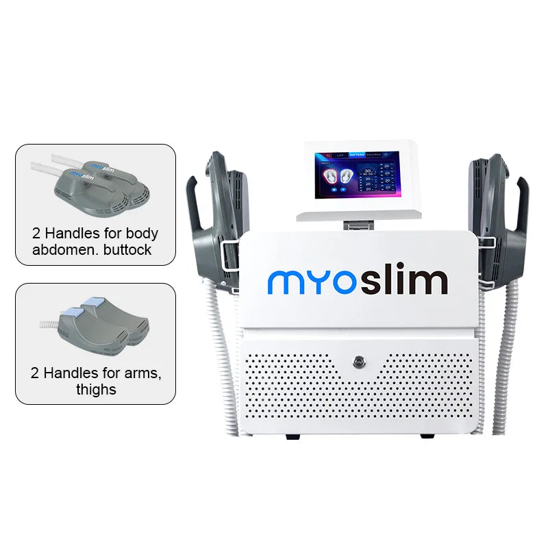 EMSzero Sculpting Machine with RF Handles - Professional Muscle Stimulator Body Shaping Massage Equipment 4 handle RF