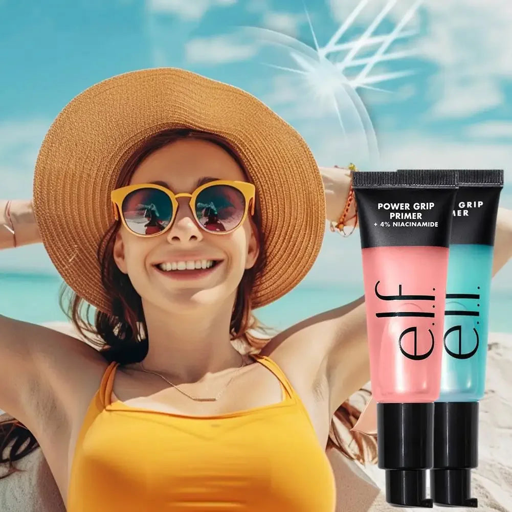 Tidesmit halo glow liquid filter highlighter and brightening primer texture close-up for radiant face makeup