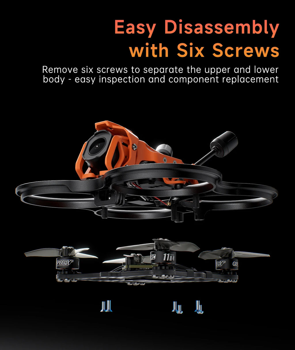 FPV Quadcopter Drone O4 Air Unit ELRS Freestyle 22-Inch Tidesmit