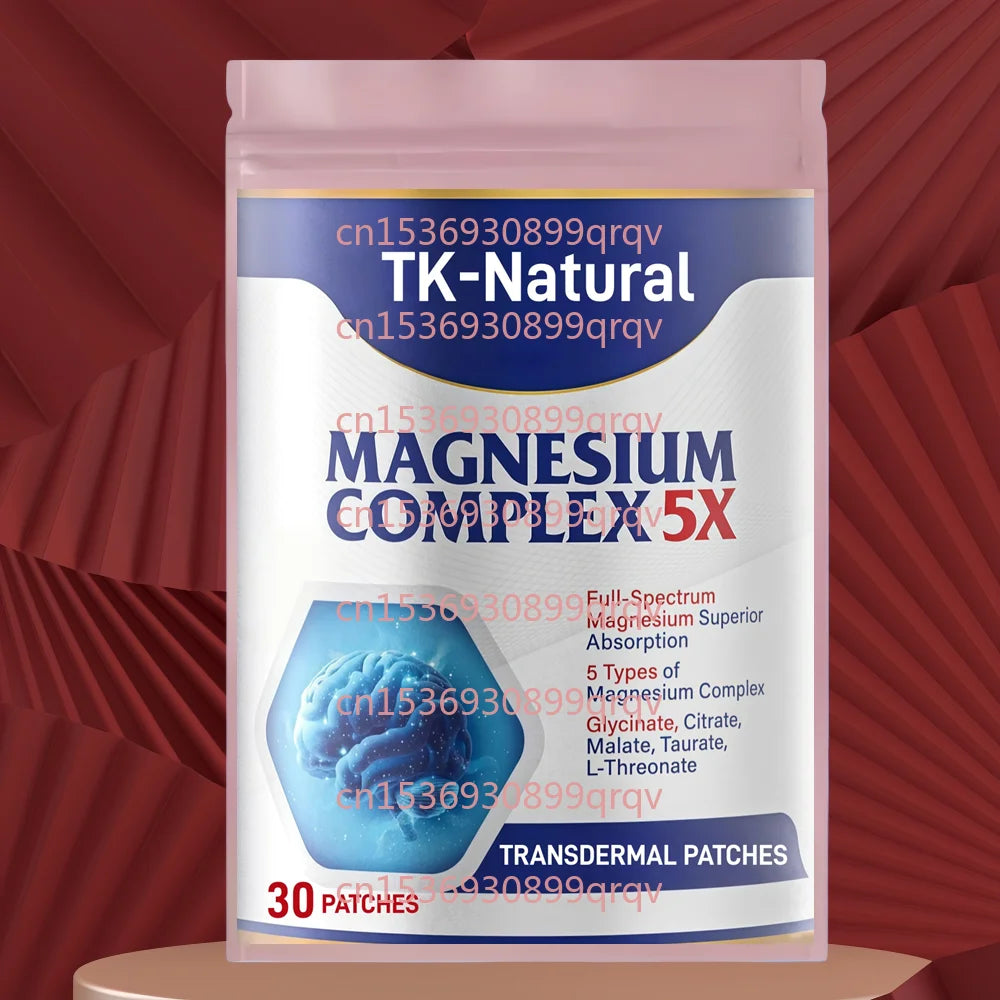 30 Patches Magnesium Complex Transdermal Patches for Sleep, Mood, Muscle Relaxation & Nerve Function