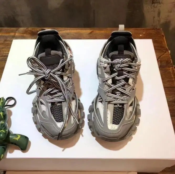 2026 Original Top Quality Lace-up Sport Shoes Genuine Leather Track Shoes Luxury Designer Fashion Sneakers for Men Women