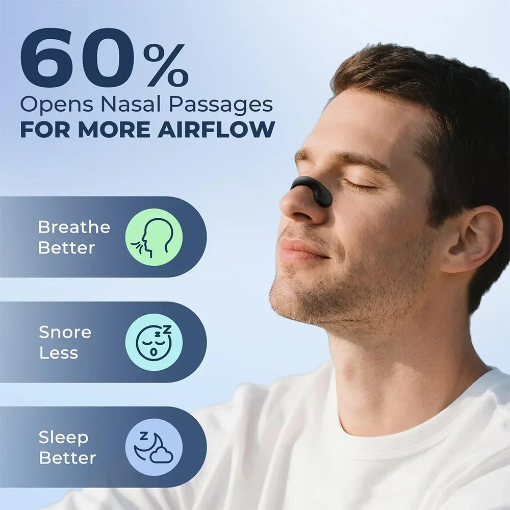 Anti Snoring Nasal Dilator Physical Expansion Nasal Patch Non-Invasive Easier Breath Sleep Aid Anti-Snoring Nasal Strip