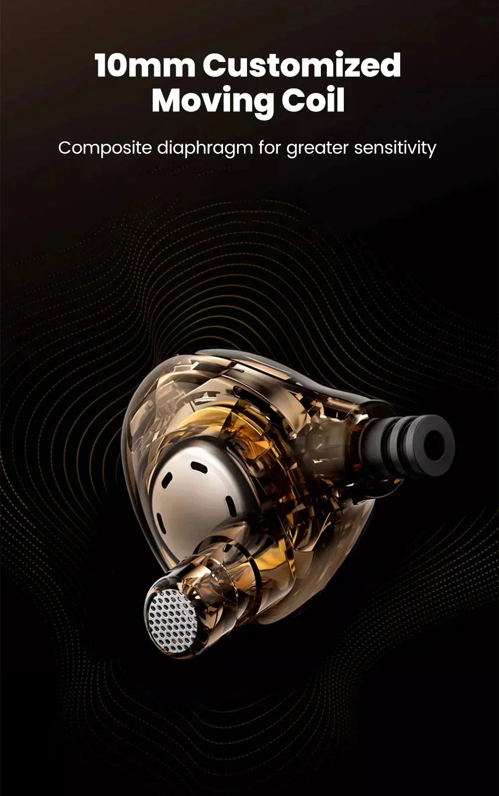 HiFi Wired Headphones with Microphone and Deep Bass by Tidesmit Tidesmit