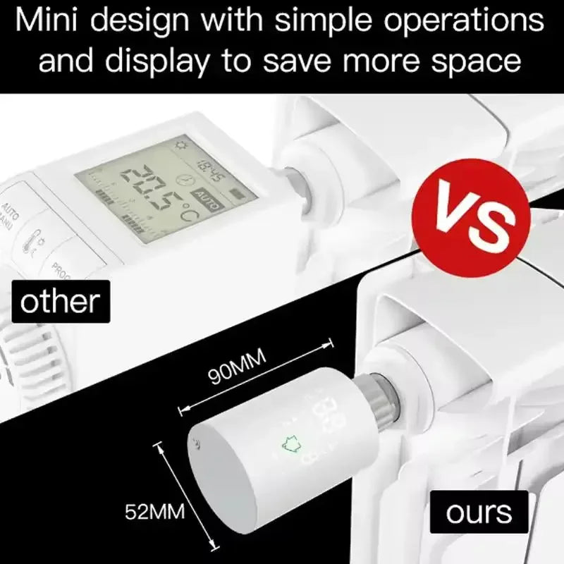 Intelligent Thermostat Radiator Tuya Zigbee Wifi APP Connect Thermostat Valve Controller Support Alexa Google for Home Assistant