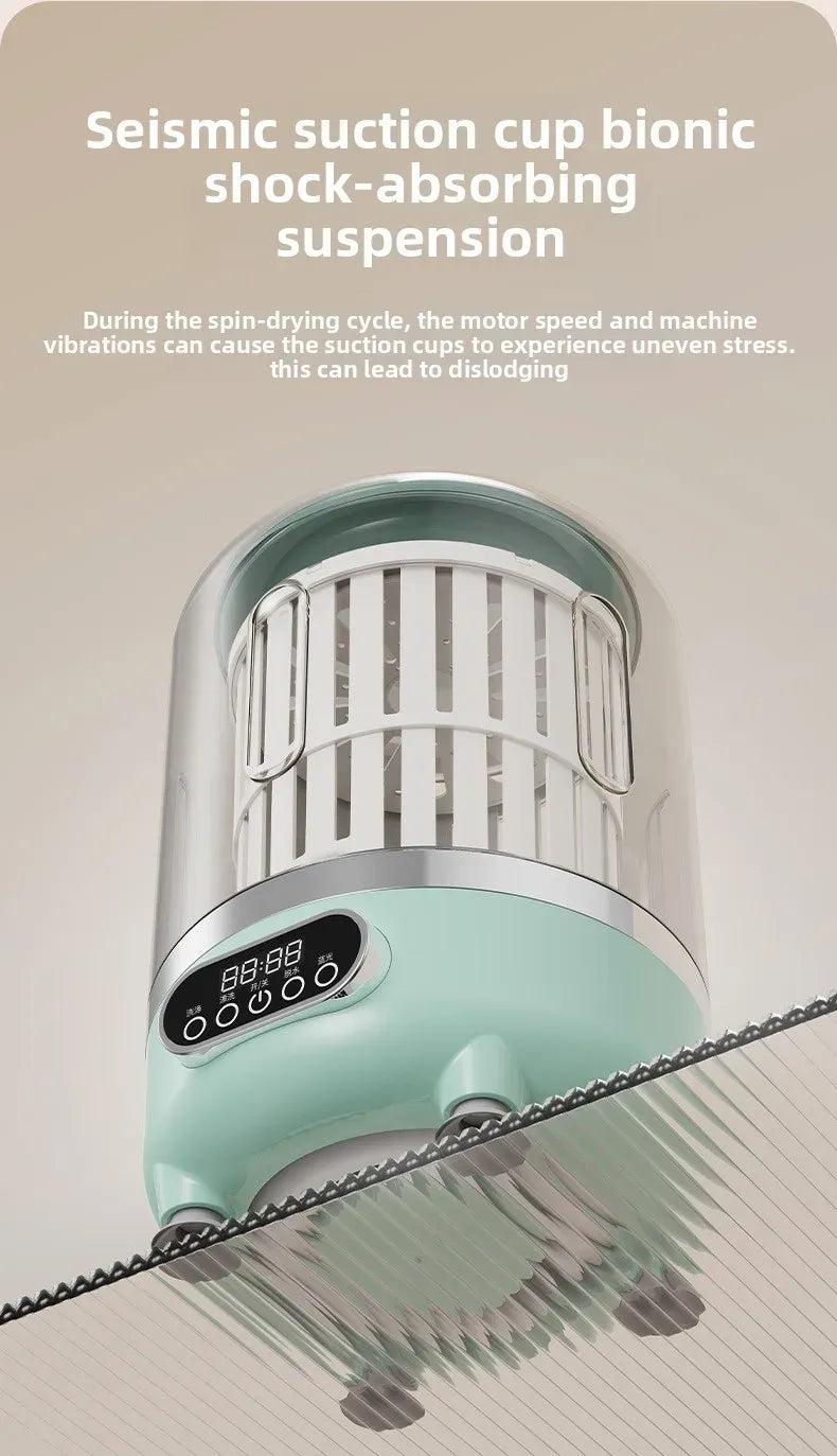 HUIBAOGE Mini Portable Washing Machine USB 20V