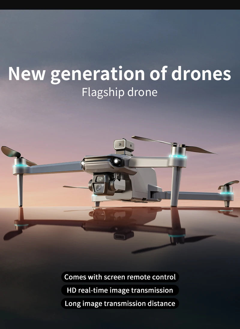 Tidesmit 8K GPS Drone with EIS Stabilization and Obstacle Avoidance Tidesmit