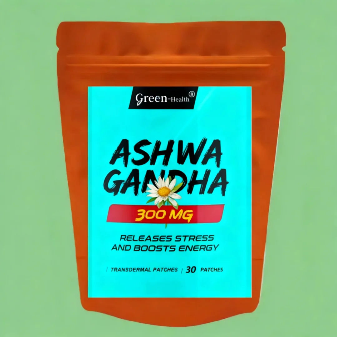 Premium Ashwagandha Transdermal Patches - 30pcs for Mood, Stress & Energy Balance