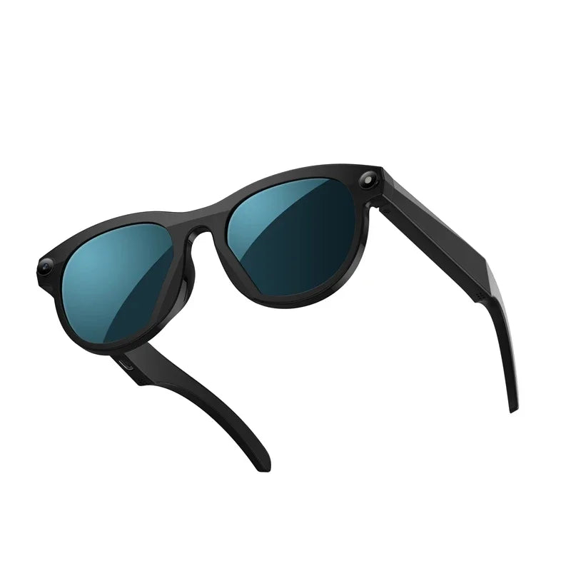 AI Smart Glasses with Bluetooth Calling & Real-Time Translation - Black Black Tidesmit