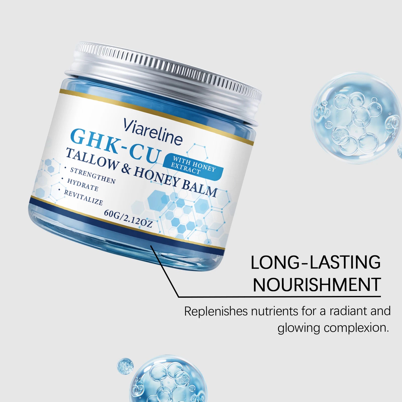 Ghk-Cu Firming Face Cream Anti Age Wrinkle Removal Fade Fine Lines Repair Roughness Deep Hydration Brightening Beef Tallow Balm