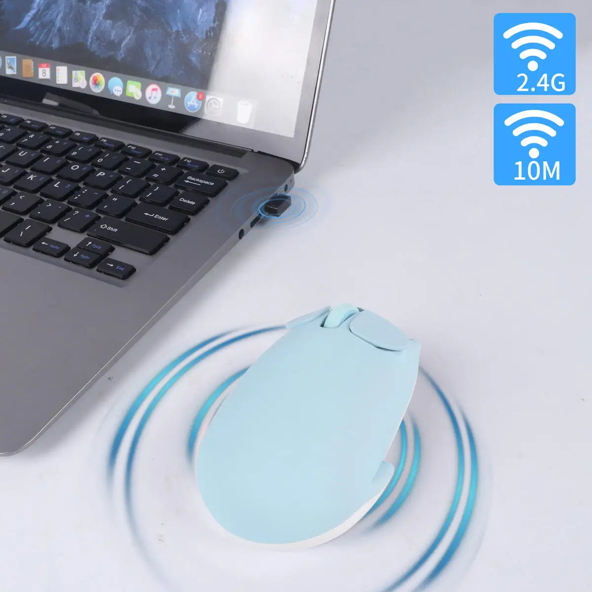 Cute Little Piggy Wireless Bluetooth Dual-Mode Mouse Ergonomics Portable Long Battery Life Office Mause For PC Laptop Kids Gifts