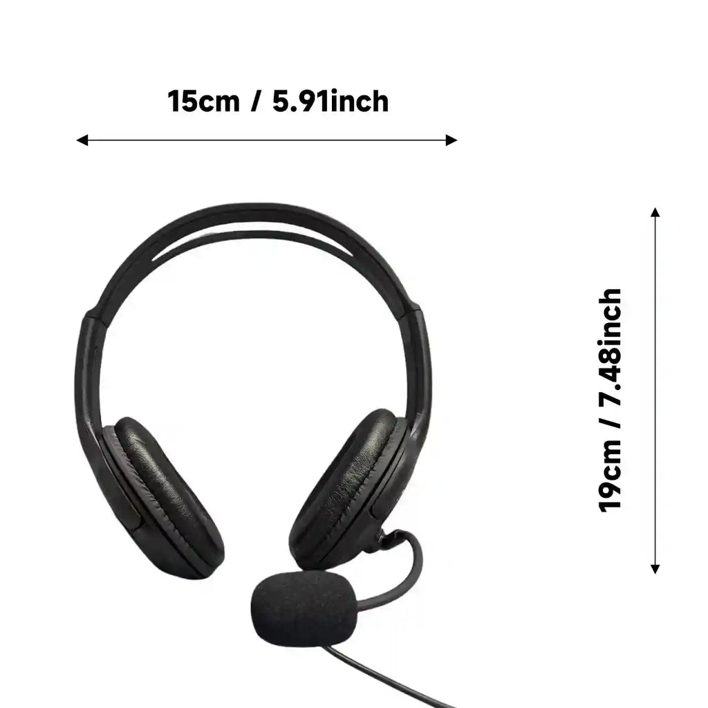 Wired Over-Ear Gaming Headphones with Mic - Comfortable PC Headset Tidesmit