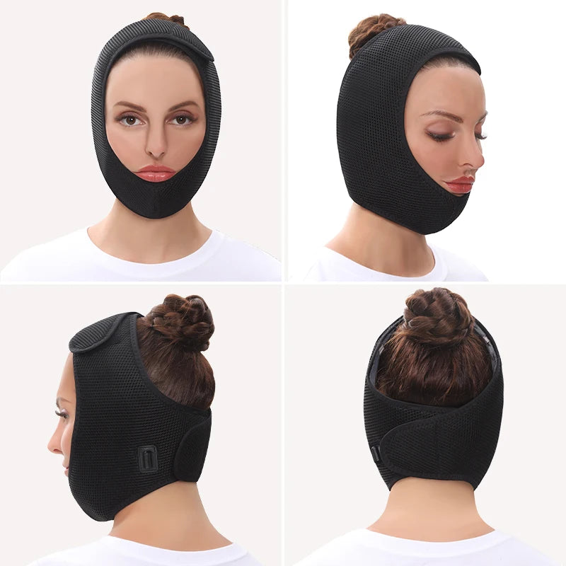 Heating Facial Wrap for TMJ Pain Relief | 3-Heat Timer EU/UK/US Massage Cushion Tidesmit