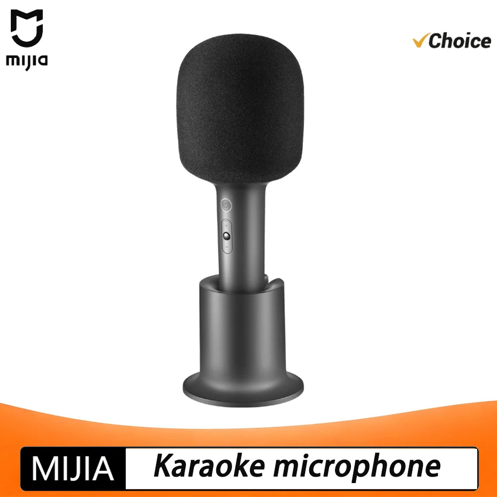 Mijia K-Song Microphone wireless bluetooth 5.1 DSP Noise Cancellation Stereo Sound Effect Double Duet with 9 Kinds Sound CN