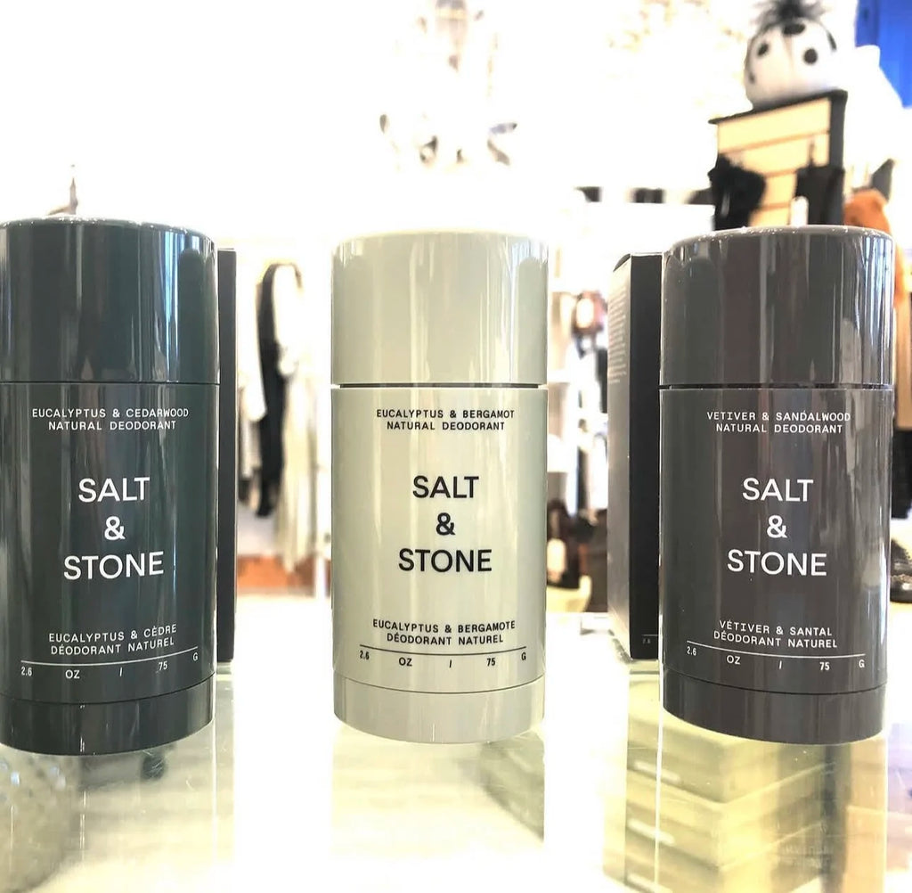 SALT&STONE Black Rose Oud Neroli Basil natural plant deodorant stick for long-lasting odor protection, unisex