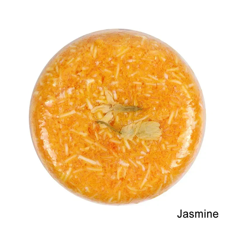 14 Style Ginger Handmade Shampoo Soap Cold Processed Soap Solid Shampoo Bar Pure Plant Hair Shampoos Hair Care Bar Soap