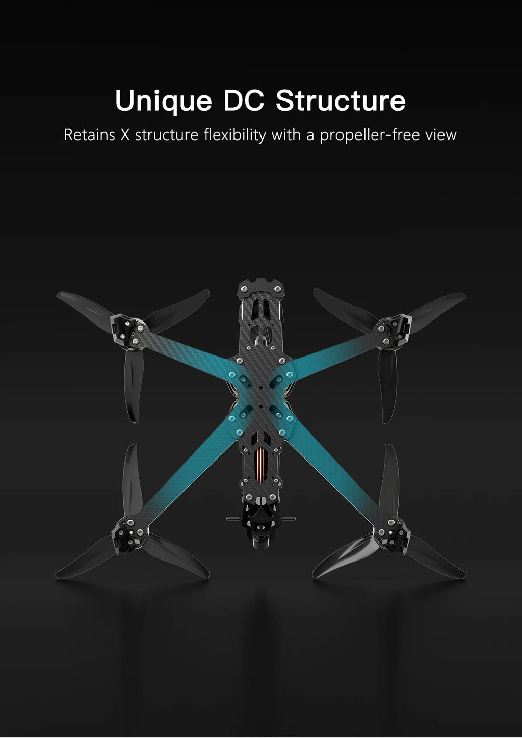 FPV Freestyle Drone Vapor-D6 with F722 FC and 1.6W VTX | Tidesmit Tidesmit