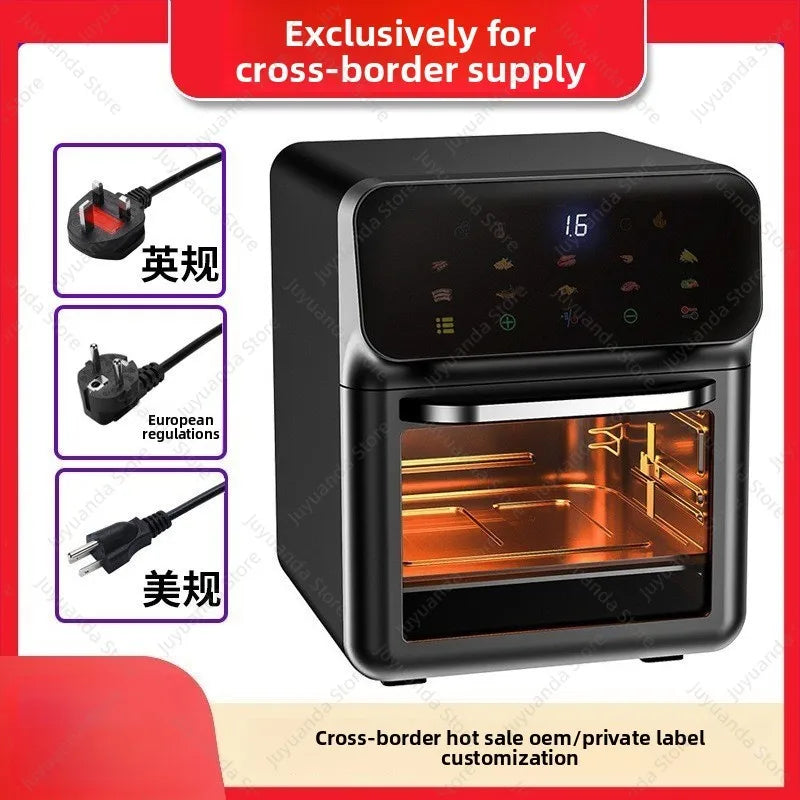 2026 New Air Fryer Large Capacity Touch Screen Visual Household Multifunctional Electric Oven