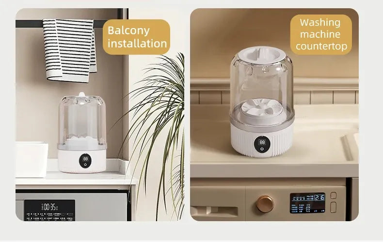 Tidesmit Mini Electric Washing Machine 220V Wireless Charging