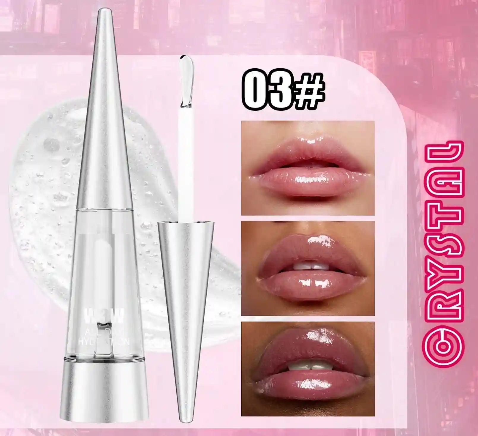 Lip Plumper Oil – Hydrating Gloss for Fuller Lips by Tidesmit Lip Care Tidesmit