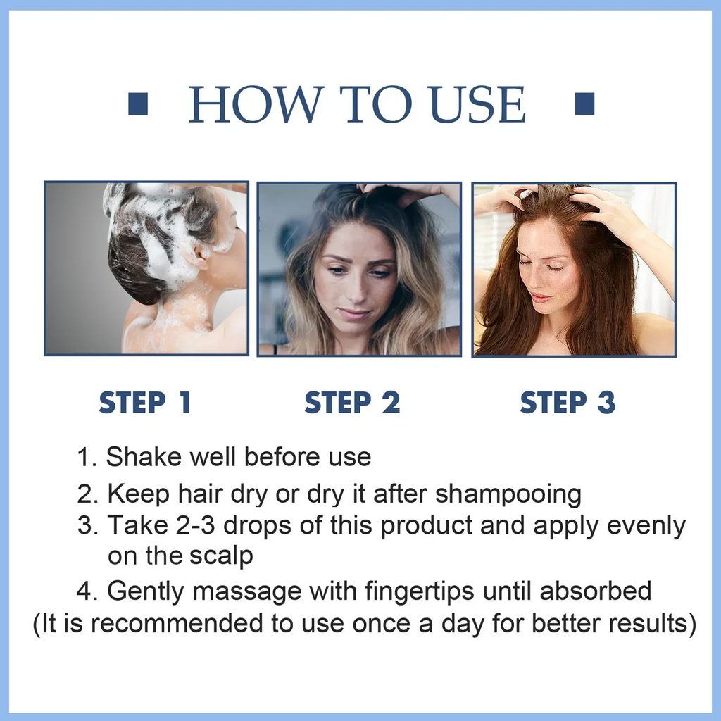 Tidesmit Biotin hair growth oil usage guide: how to apply serum for anti-hair loss and thicker, healthy scalp treatment.
